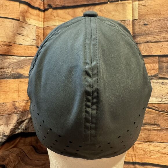 Adidas AEROREADY A-Flex Gray Baseball Cap Hat Stretch Fit Golf Athletic S/M - Picture 3 of 9